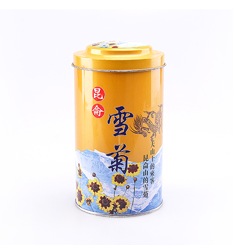 圓柱形花(huā)茶包裝罐 圓柱形花(huā)茶包裝罐